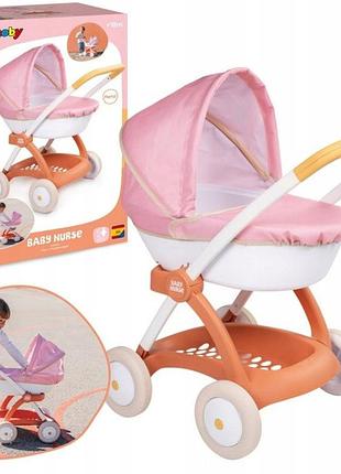 Глибока коляска для ляльки 42 см baby nurse smoby