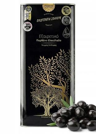 Олія voliotis family extra virgin оливкова для салатів і смаження 5 л