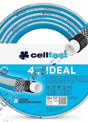 Садовий шланг для поливання cellfast стійкий до уф гнучкий міцний 1/2" 30м