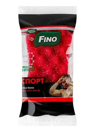 Губка банная массажный слой 1шт спорт чемпион тм fino