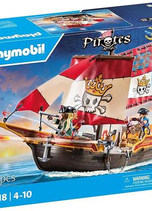 Playmobil pirates 71418 піратський корабель з телескопом компасом і гарматами від 4 років