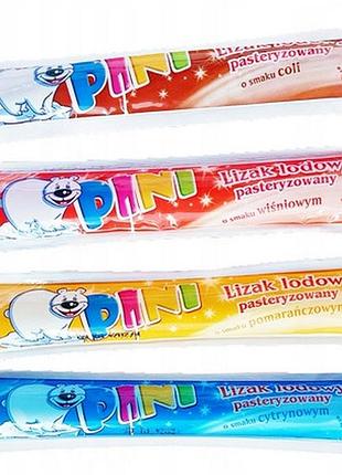 Набір з 2 штук морозиво lody wodne lizaki lodowe мікс 4 смаків коробка 120 штук