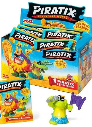 Набір 24 штуки magic box piratix серія золотий скарб пакетик з фігуркою набір 24