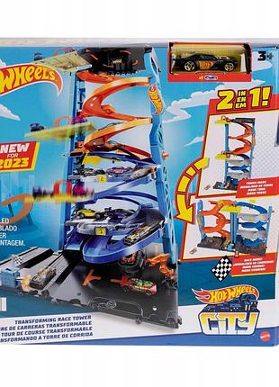 Hot wheels city гоночна вежа з трансформацією hkx43
