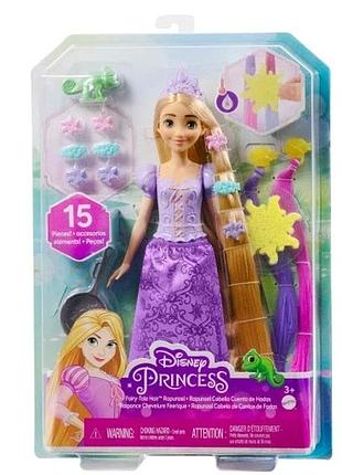 Лялька рапунцель з "заплутаних" disney princess локіка з казковим волоссям hlw18 29,21 см mattel z