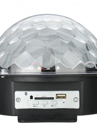 Світлодіодний диско куля led crystall magic ball light з пультом