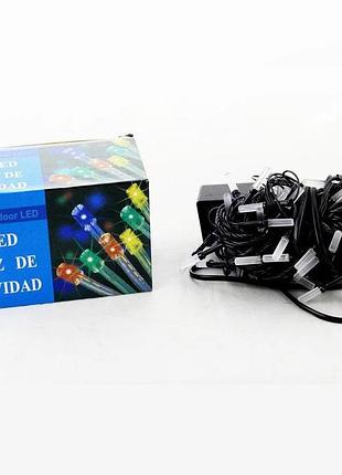 Светодиодная гирлянда xmas led 100 m-5 мультицветная