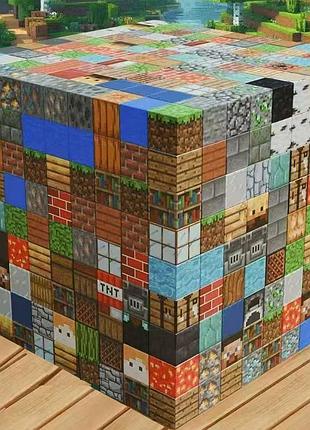 Игрушка магнитные кубики блоки майнкрафт – 50 штук для детей (l_13995)