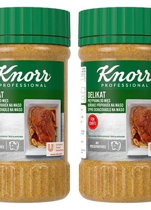 Набір 2 штуки knorr professional delikat приправа для м'яса 2x600g