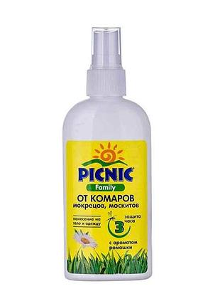 Лосьон от комаров 100 мл picnic family тм picnic