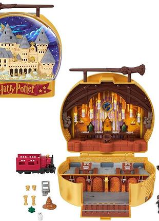 Polly pocket harry potter колекційний компактний набір з 5 мікроляльками та 11 аксесуарами hrd56