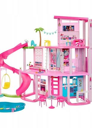 Іграшковий будинок barbie mattel dreamhouse великий 114 см з аксесуарами набір