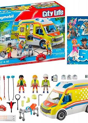 Іграшка playmobil karetka pogotowia зі світлом і звуком 71202