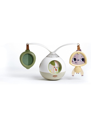 Tiny love tummy time 2 в 1 музична карусель для ліжечка зі світлом 360° 0+ місяців портативна 3 режими музики boho chic