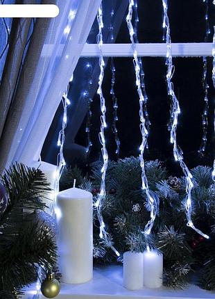Гирлянда водопад xmas 480 led 480-w 3x3 м белая