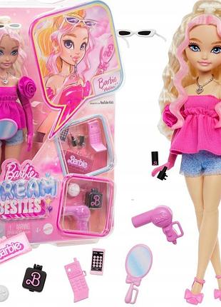 Набір ляльок barbie dream besties malibu модна лялька інфлюенсерка з аксесуарами
