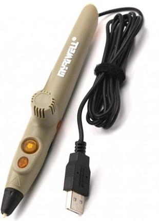 3d ручка myriwell rp-200a (pla) сіра