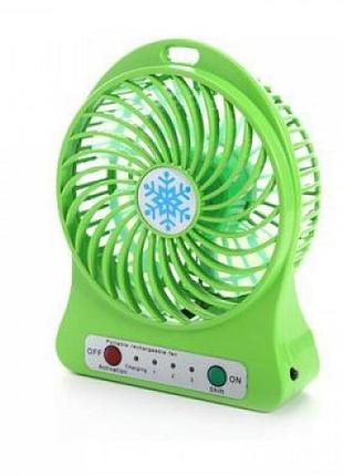 Мини-вентилятор portable fan mini зеленый