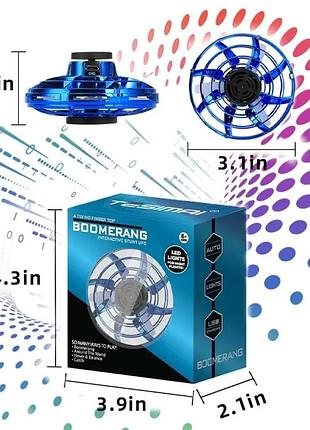 Літаючий спіннер flying spinner ufo blue 5
