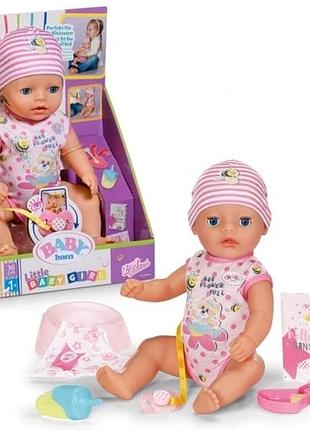 Baby born little інтерактивна лялька лена 834596