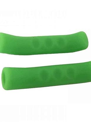 Силиконовые накладки на тормозные ручки кол. green тм kelb.bike