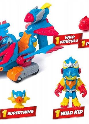 Super zings things набір літак wild eagle jet 3