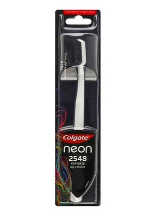 Зубна щітка 1шт neon середня тм colgate