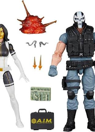 Hasbro marvel фігурки madame masque і crossbones з серії marvel legends