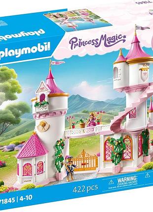Playmobil princess magic замок принцеси з королівською парою іграшка принцеси замковий набір іграшка для дітей від 4 років 71845