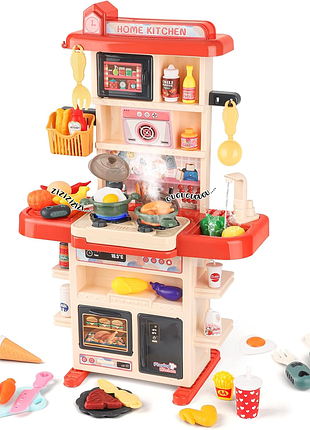 Большая игрушечная кухня с водой и набором аксессуаров, 75 × 25 × 47 см