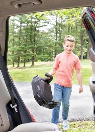 Graco booster basic r129 midnight дитяча стільчик-підставка 4
