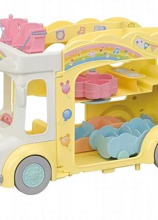 Sylvanian families кольоровий автобус epoch 5744