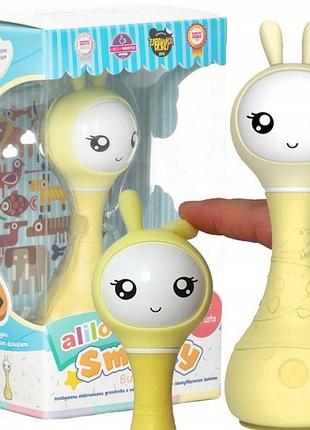 Alilo smarty інтерактивний кролик відтворювач музики жовтий