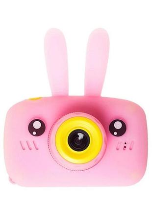 Детская фотокамера цифровая baby photo camera rabbit с автофокусом х-500