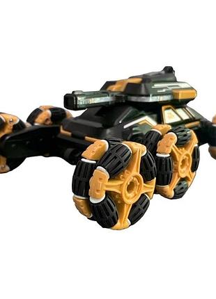 Радиоуправляемый трюковый танк-вездеход stunt car с дымом, танцами, диско-шоу и светом