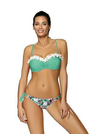 Купальник роздільний marko m 452 claudia бірюзовий (marbella), 2xl
