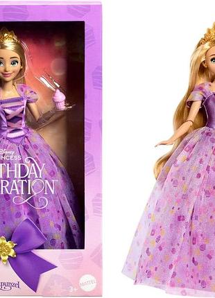 Mattel disney принцеса рапунцель лялька святкова deluxe за мотивами фільму «рапунцель» подарунок для дітей і колекціонерів hyc38