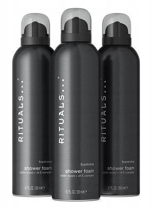 Піна для душу rituals homme набір 3x200 мл