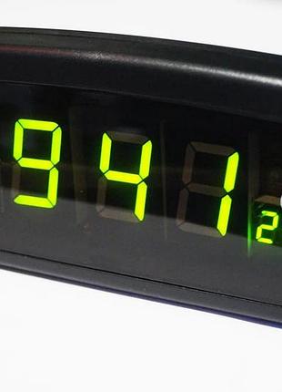 Часы будильник caixing cx-818 настольные 220 вольт черные