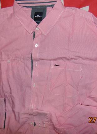 Катоновая стильная рубашка сорочка бренд engbers.3-хл- 2хл .4 фото