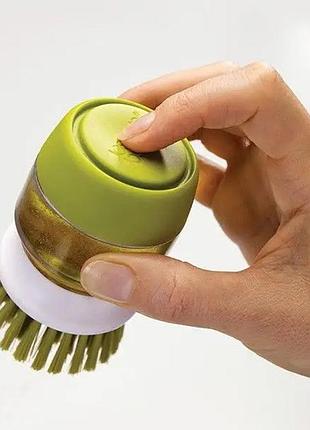 Щітка з дозатором миючого засобу joseph palm scrub