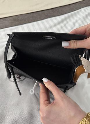 Hermes kelly black silver 4