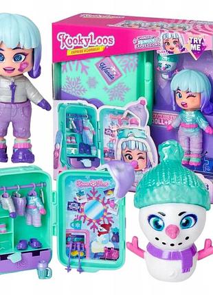 Магічна коробка kookyloos валізка ванди фігурка + тваринка лялька q аксесуари сніговик