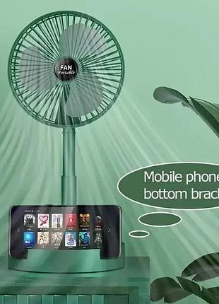 Мінівентилятор без акб telescopic folding fan з usb