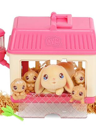 Набір moose toys little live pets сюрприз мама! міні-зайчик