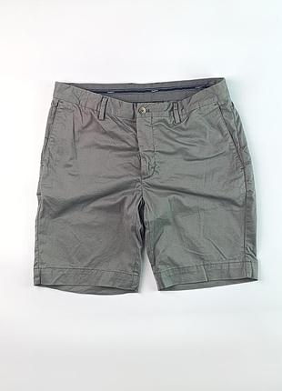 Мужские хлопковые шорты чинос серого цвета/из хлопка/серые/чиносы/polo ralph lauren x tommy hilfiger
