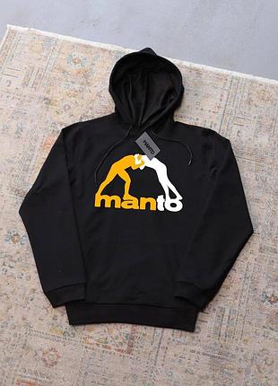 Худі чорний manto-logo2.0 осінь