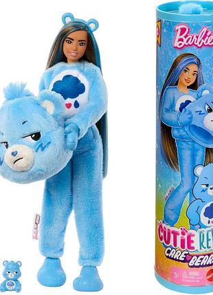 Barbie cutie reveal лялька та аксесуари серія турботливі ведмедики набір з лялькою в костюмі гдерка та 10 сюрпризами включно зі