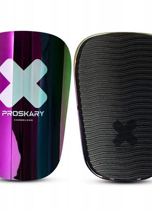 Щитки футбольні proskary chameleon 13x9см + стрічка для гетр у подарунок