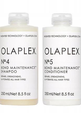 Набір olaplex no 4 шампунь no 5 кондиціонер для відновлення волосся